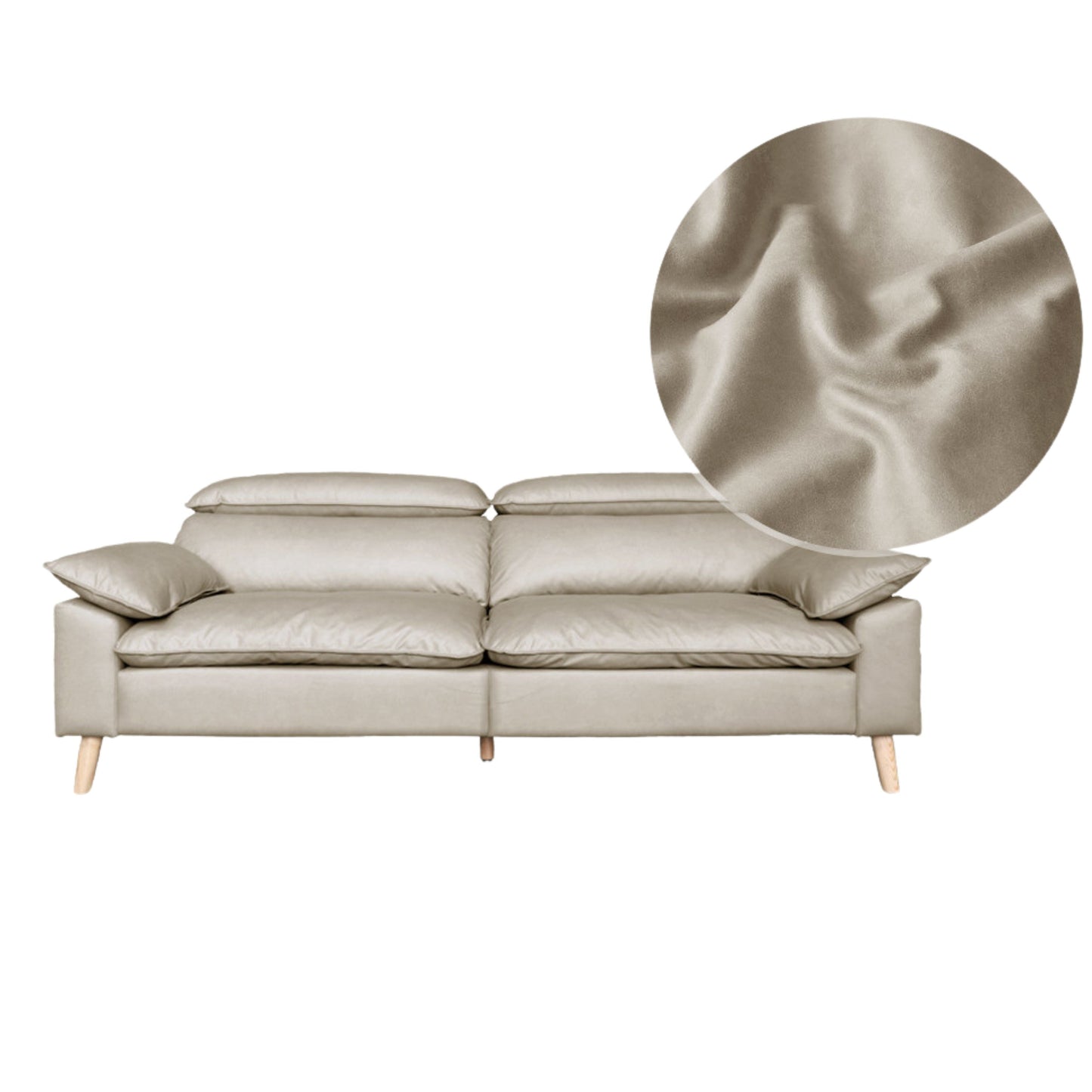 Ash Fabric Sofa Living Room.