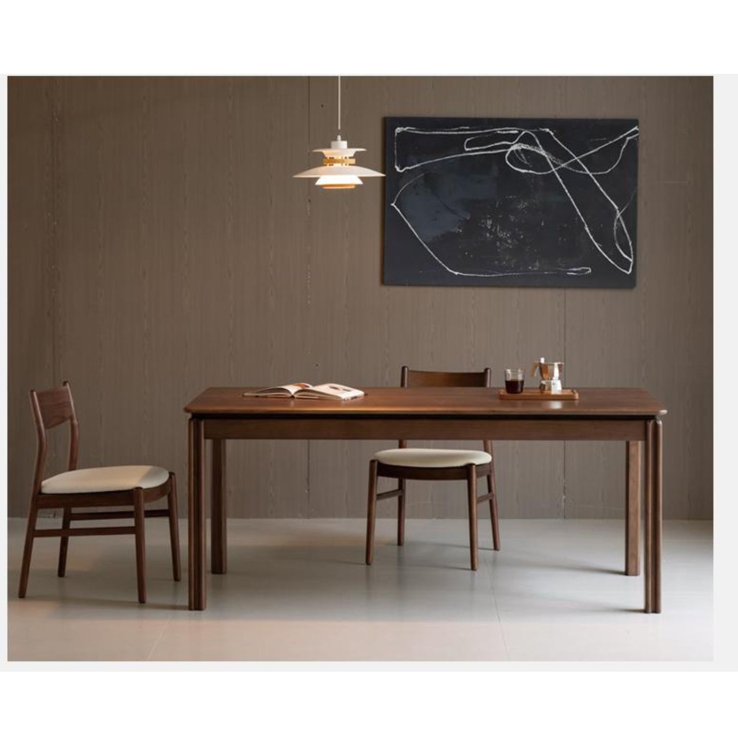 Oak Solid Wood Light Luxury Dining Table