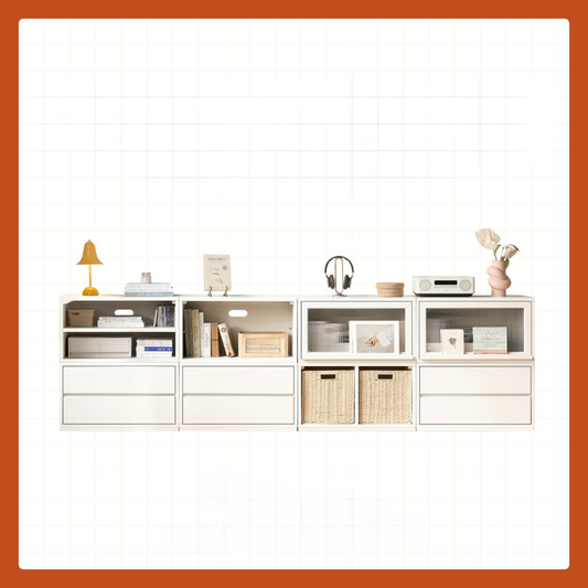 Tulip Tree Solid Wood Combination TV Cabinet