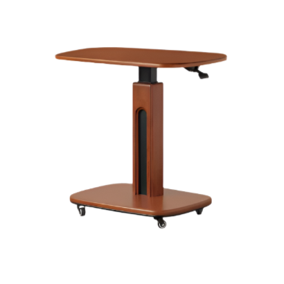 Poplar Solid Wood Lifting Medieval Style Side Table