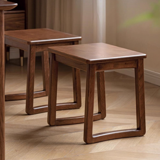 Ash Solid Wood Modern and Simple Style Tea Stool