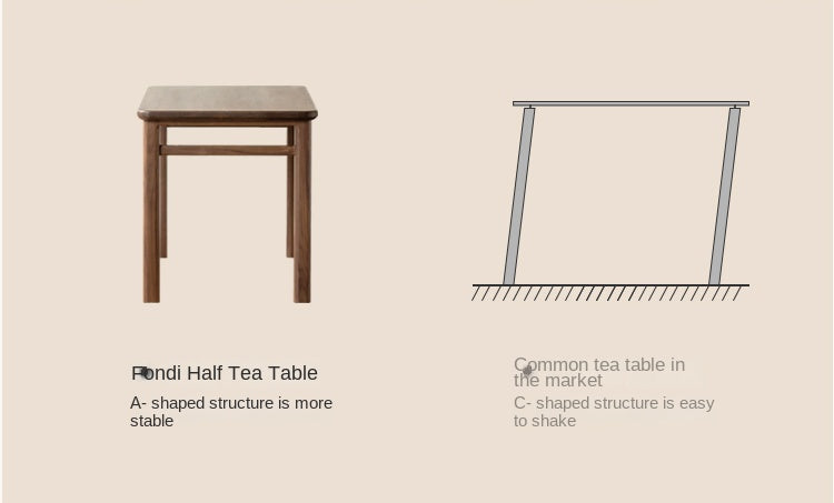 Ash, Black Walnut Rectangular Dining Table