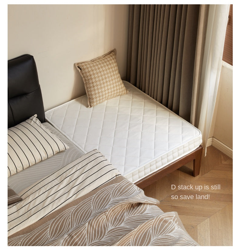 Oak, Solid RubberWood, Beech Solid Wood Sofa Bed Folding Single Bed