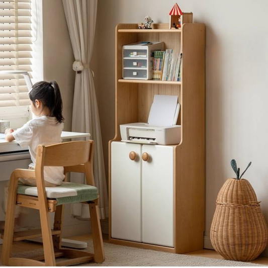 Beech Solid Wood Children's Bookcase