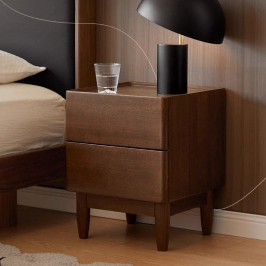 Sandalwood Solid Wood Modern Nightstand