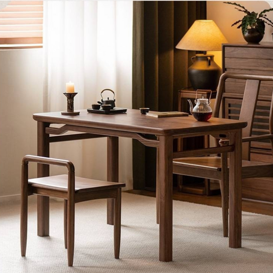 Ash, Black Walnut Rectangular Dining Table