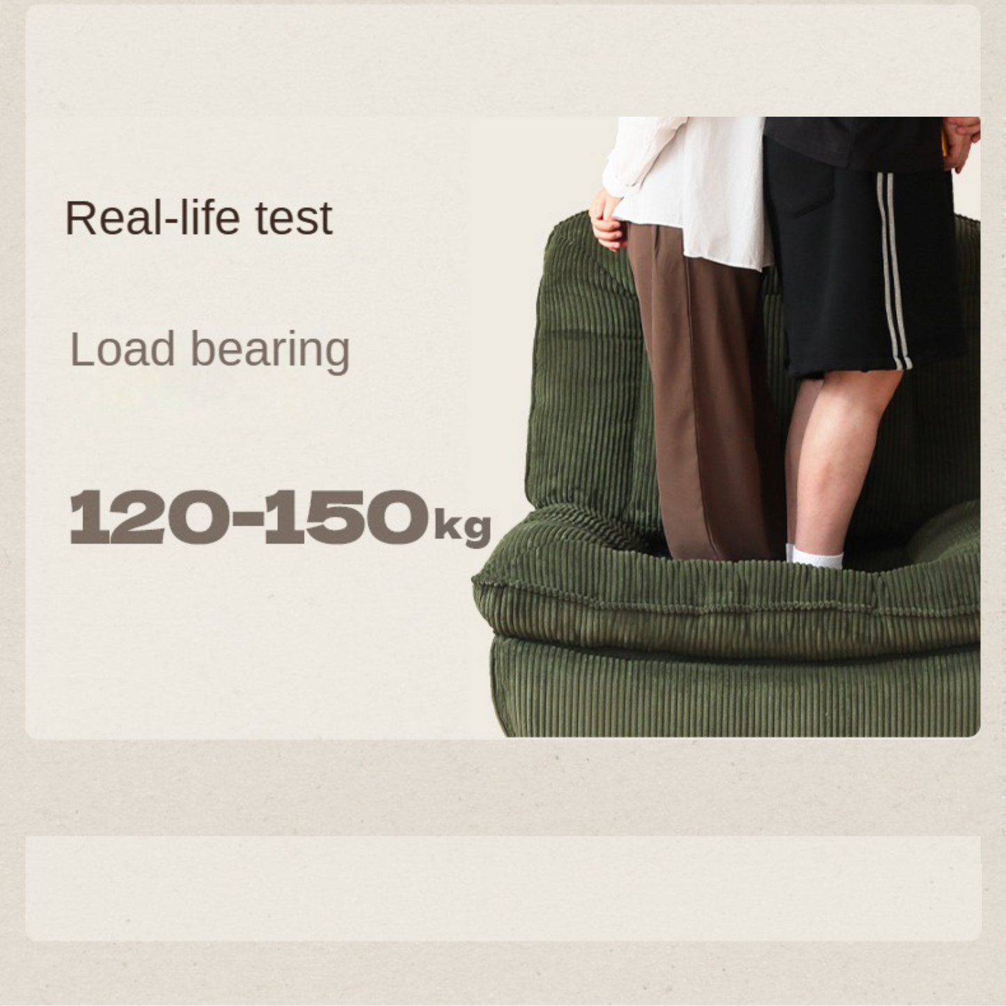 Fabric Dual Use Rocking Chair