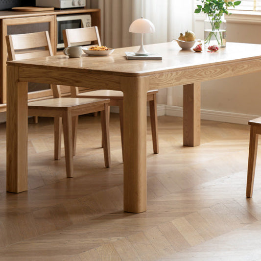 Ash, Oak Solid Wood Long Dining Table