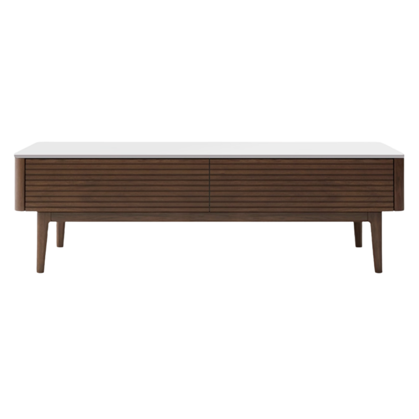 Sandalwood, Black Walnut Solid Wood Rock Plate Tea Table