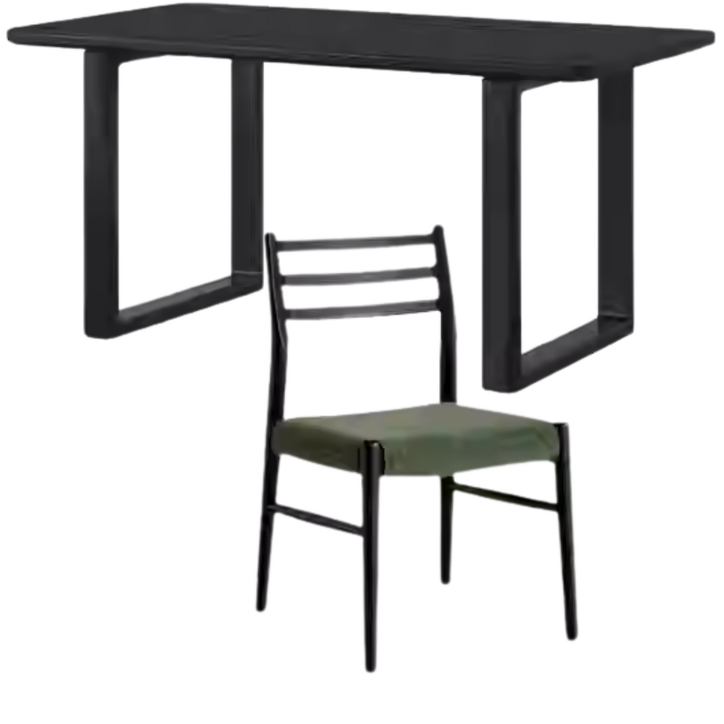 Oak Solid Wood Modern Large Dining Table