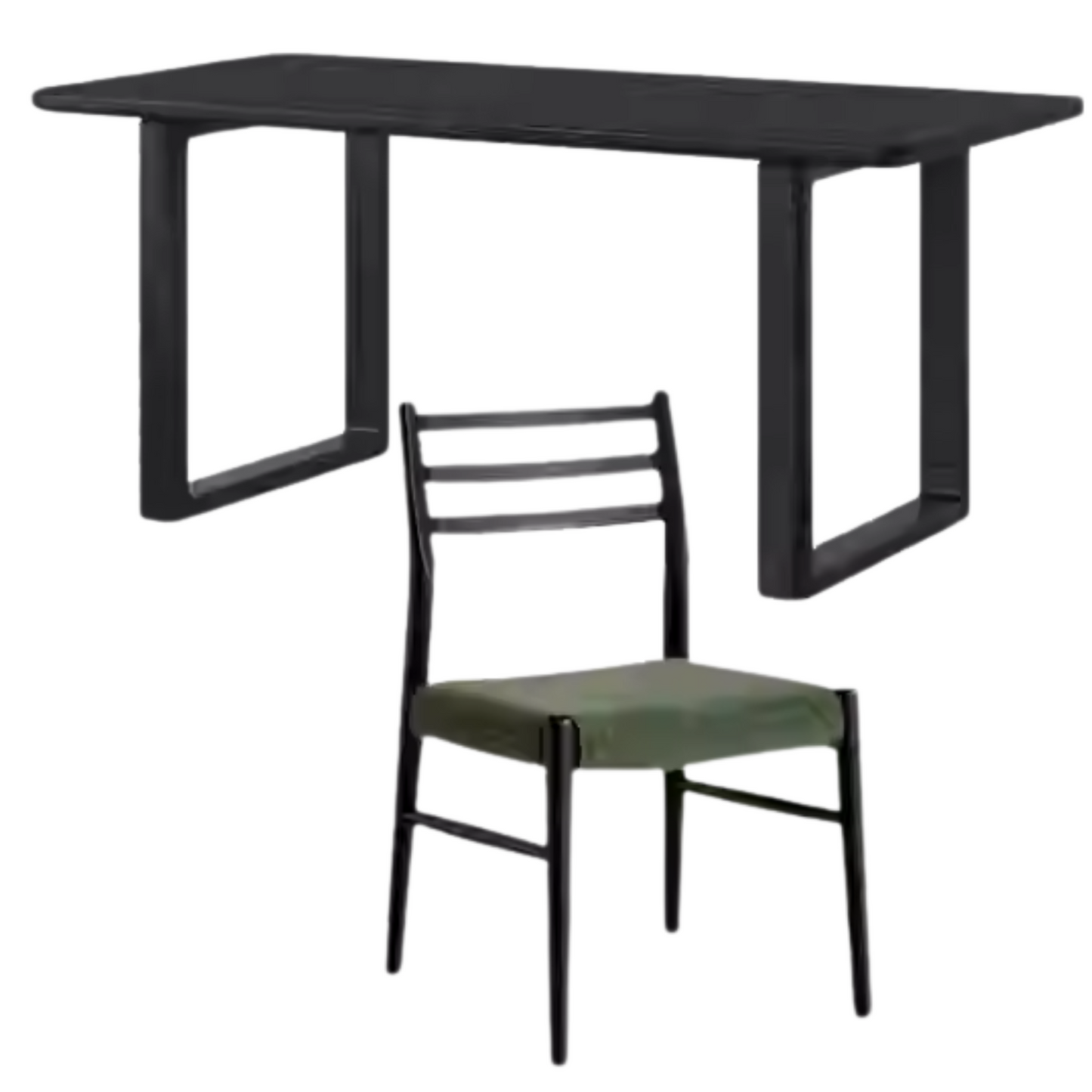 Oak Solid Wood Modern Large Dining Table