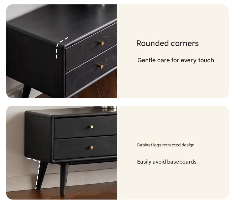 Rubber Solid wood Modern TV Cabinet.