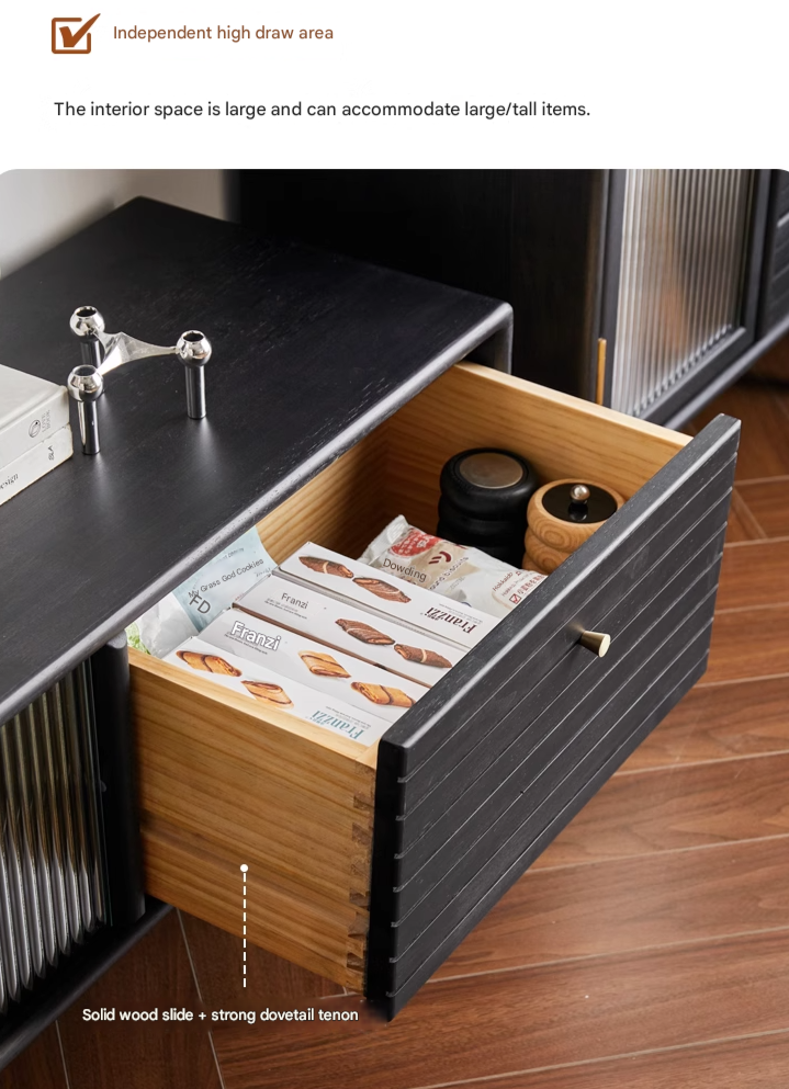 Rubber Solid wood Modern TV Cabinet.