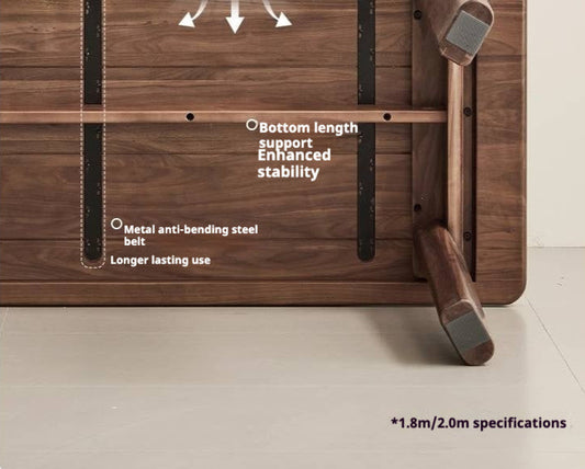 Black Walnut Solid Wood Dining Table