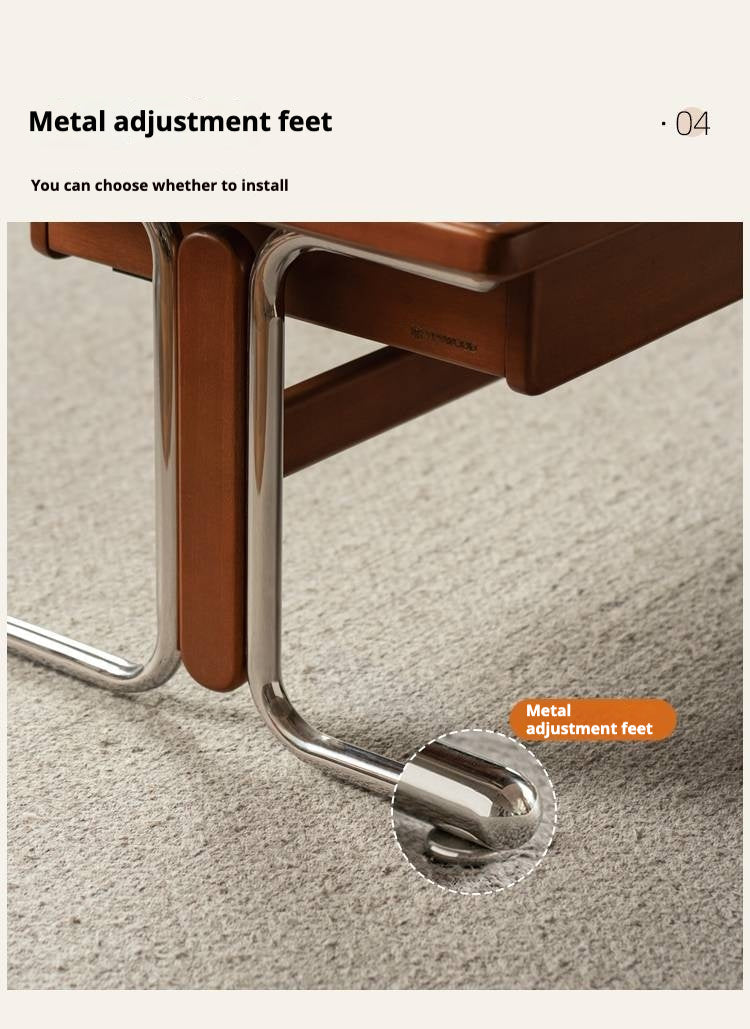 Poplar Solid Wood Middle Ages Rock Plate Coffee Table