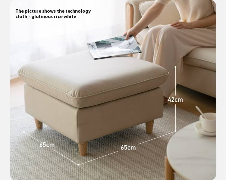 Fabric Soft Footstool Modern And Simple Footrest-