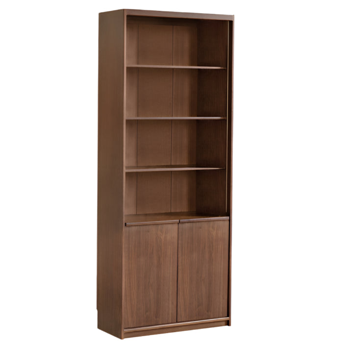 Black Walnut Solid Wood Light Luxury Bookcase and Storage