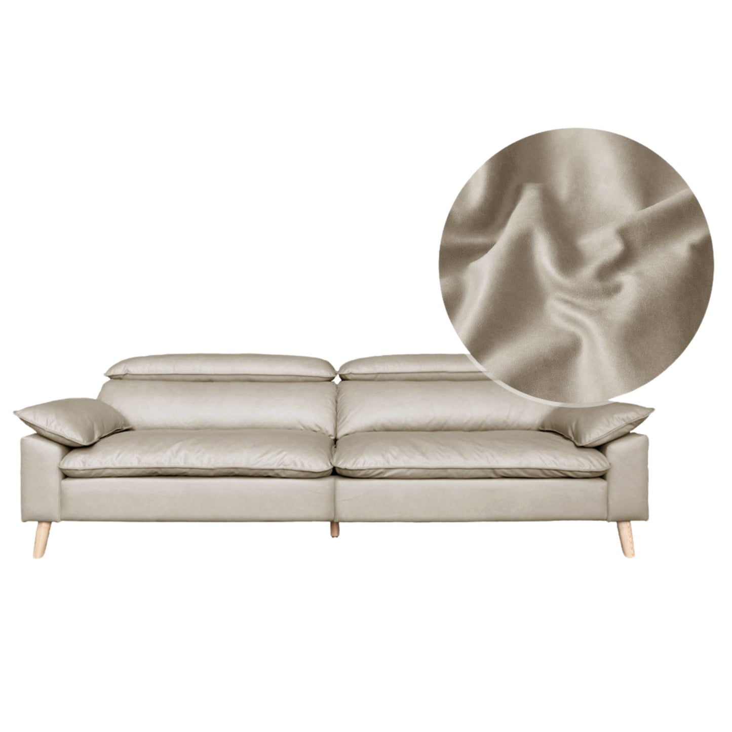 Ash Fabric Sofa Living Room.