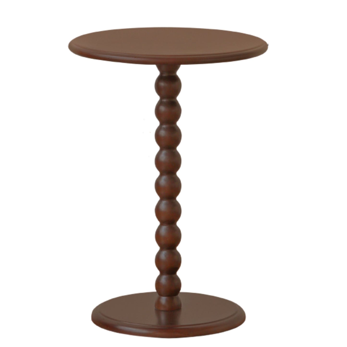 Poplar, Rubber Solid Wood American Retro Side Table.
