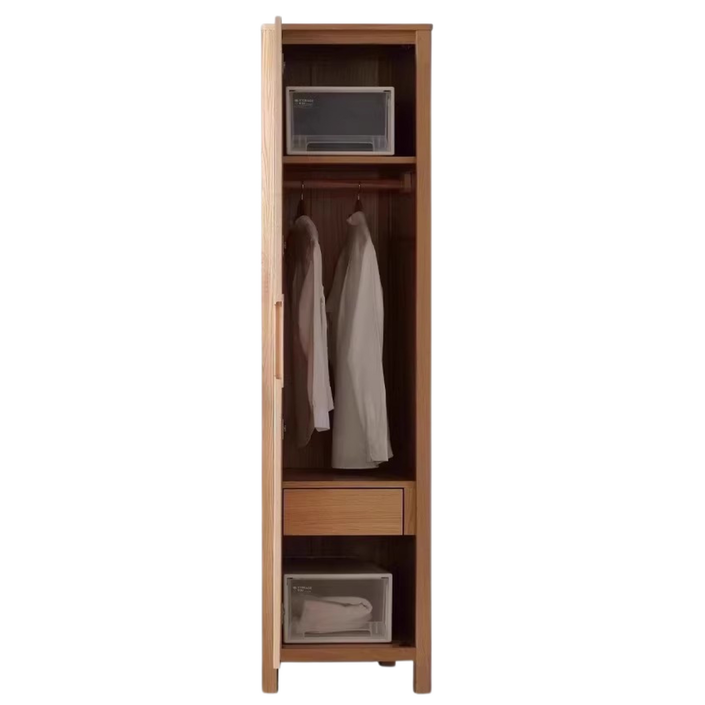 Oak solid wood combined Wardrobe.