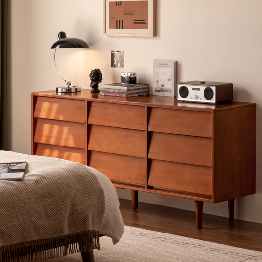 Poplar Solid Wood Middle Ancient Style Drawer