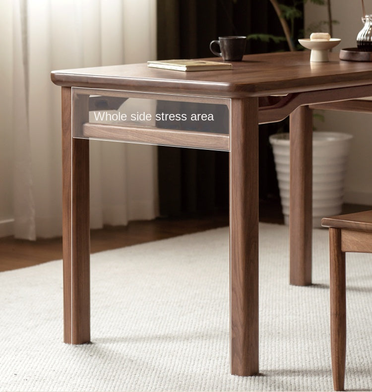 Ash, Black Walnut Rectangular Dining Table
