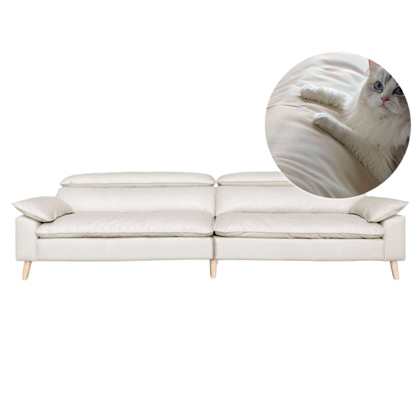 Ash Fabric Sofa Living Room.
