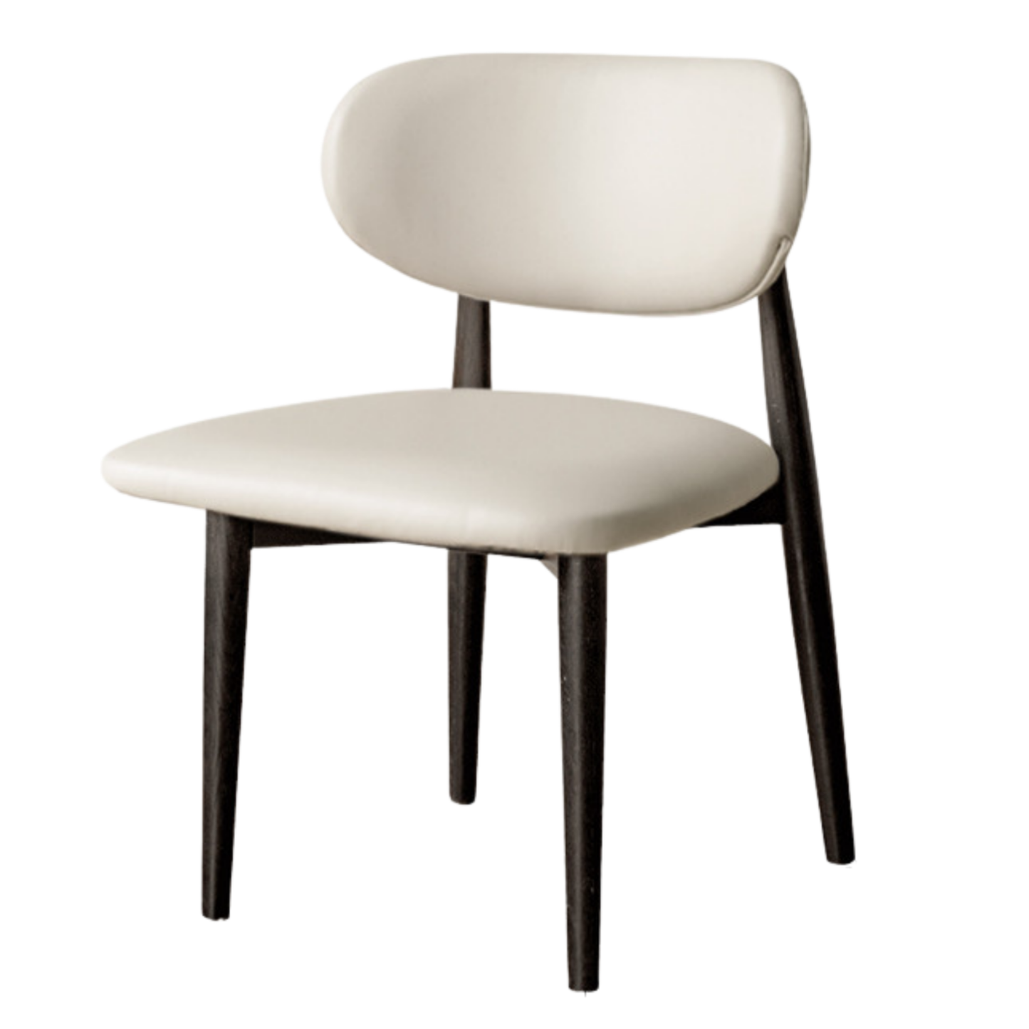 4 pcs Oak Solid Wood, Solid Rubberwood Modern Soft Dining Chair