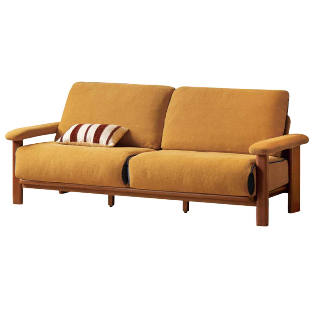Beech Solid Wood Sofa Ancient Style