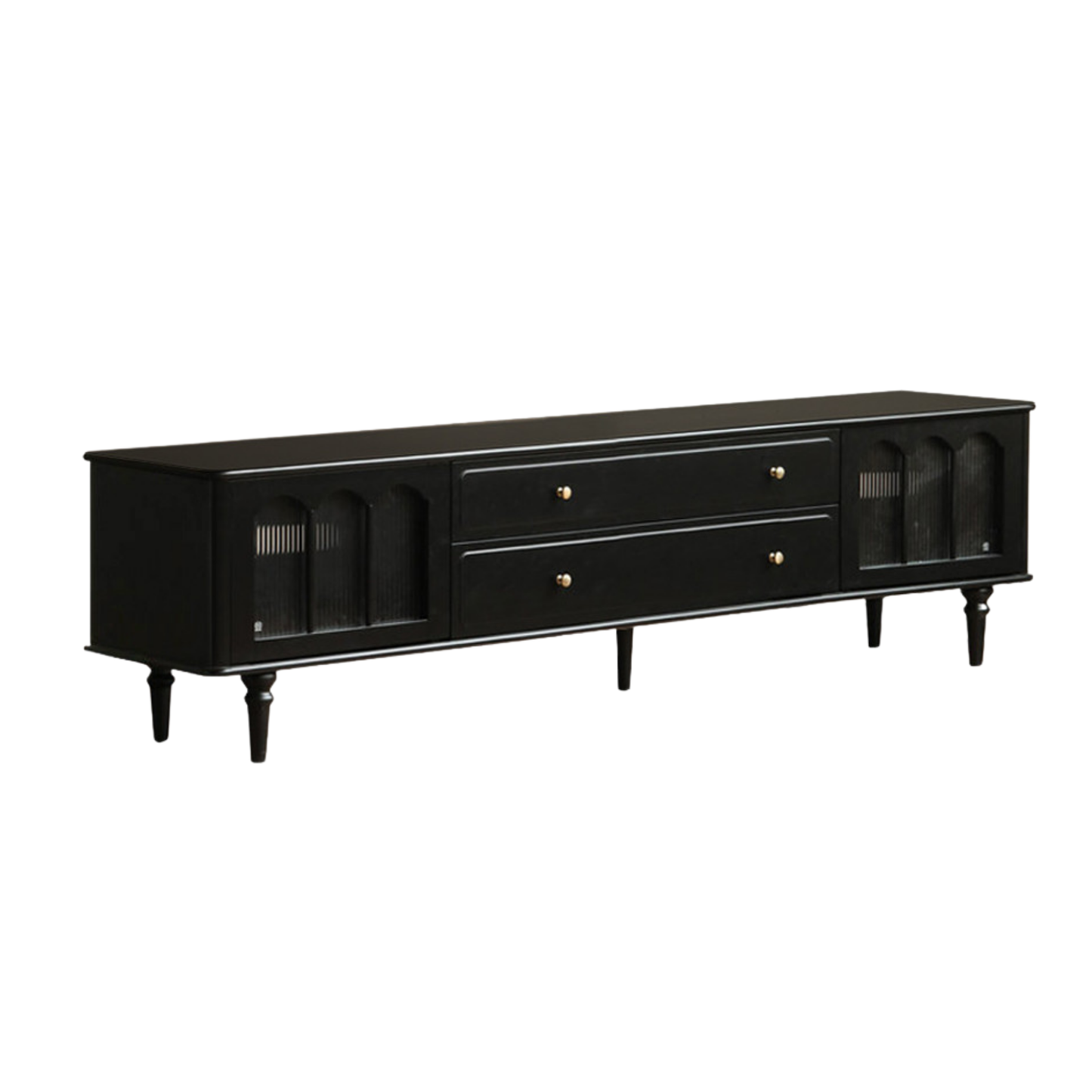 Solid RubberWood French Retro TV Stand