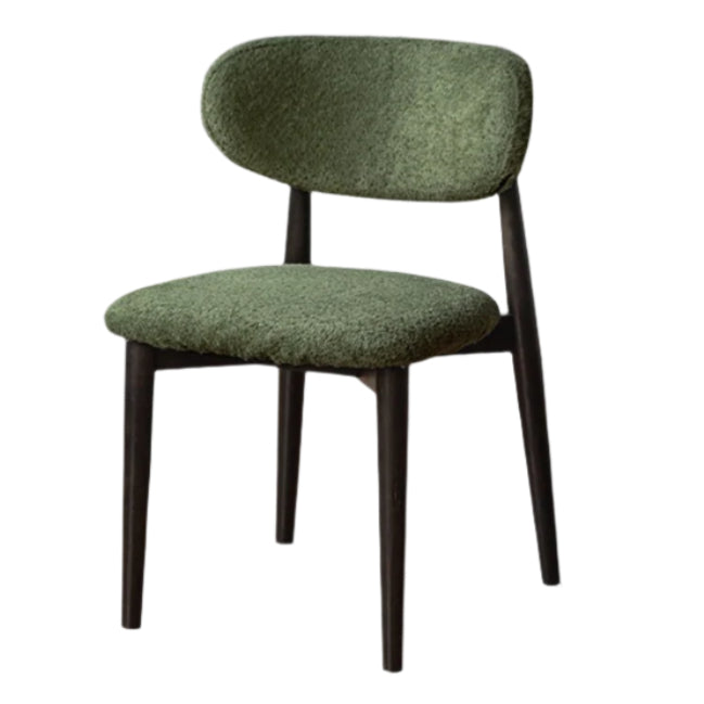 4 pcs Oak Solid Wood, Solid Rubberwood Modern Soft Dining Chair