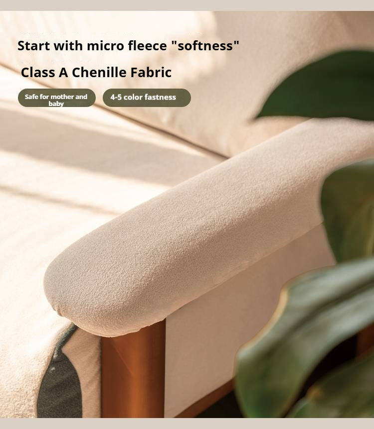 Beech Solid Wood Sofa Ancient Style