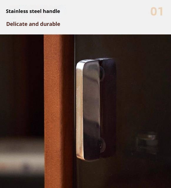 Poplar Solid Wood Middle-Aged Style Side Table