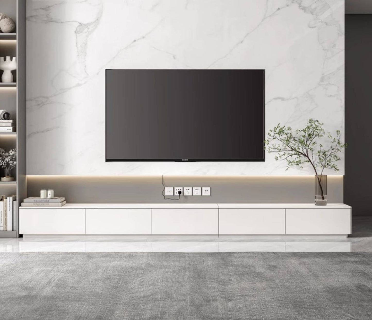 Oak, Tulip Tree, Poplar, Black Walnut Solid Wood TV Stand