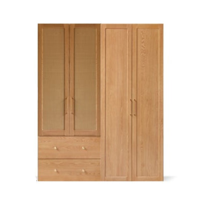 Oak Solid Wood Free Combination Wardrobe