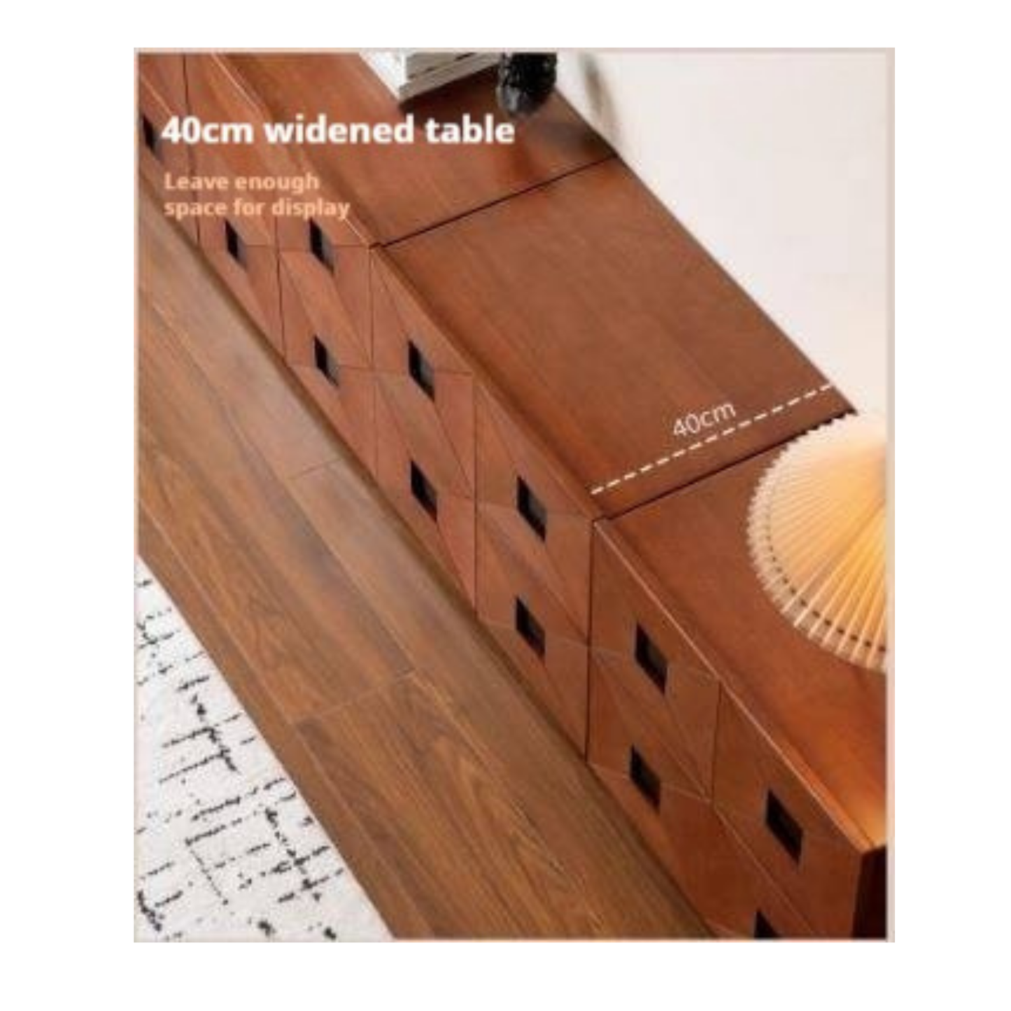 Poplar Solid Wood Modular TV Stand In Antique Style