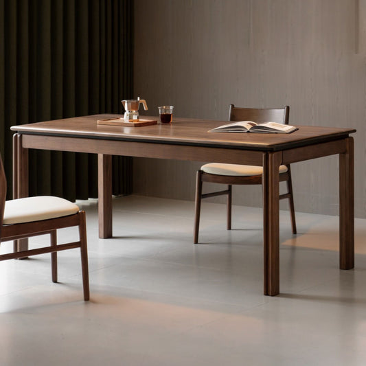 Oak Solid Wood Light Luxury Dining Table