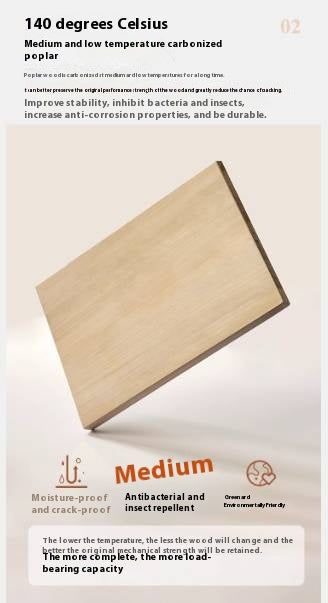 Poplar Solid Wood Middle-Age Edge Cabinet Storage