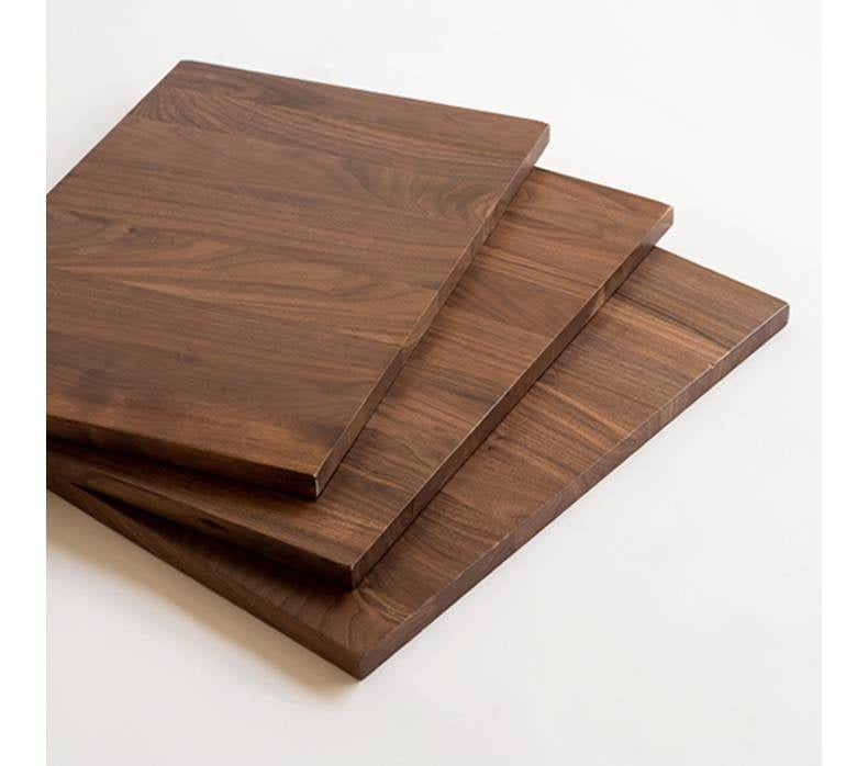 Oak, Solid Rubberwood, Black Walnut Solid Wood Modern Style Tea Table