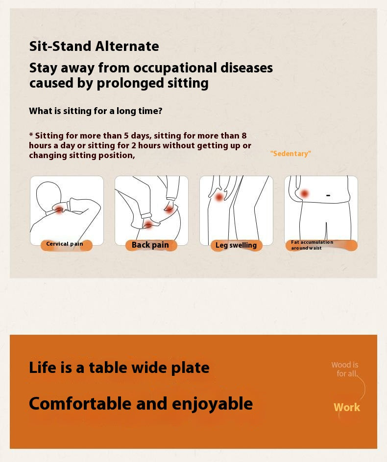 Poplar Solid Wood Lifting Medieval Style Side Table