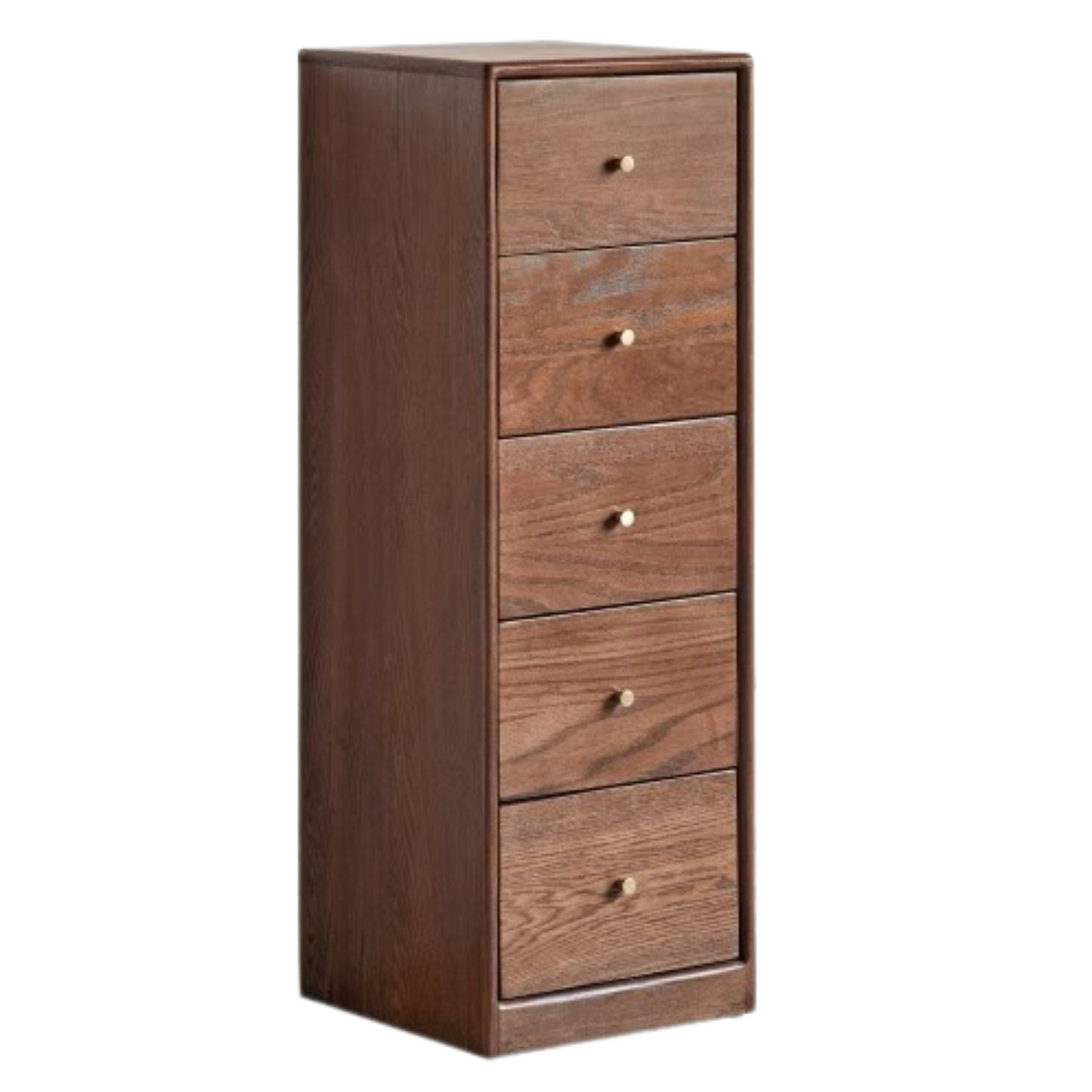 Oak Solid Wood Side Cabinet, Multi-Functional Storage-USA