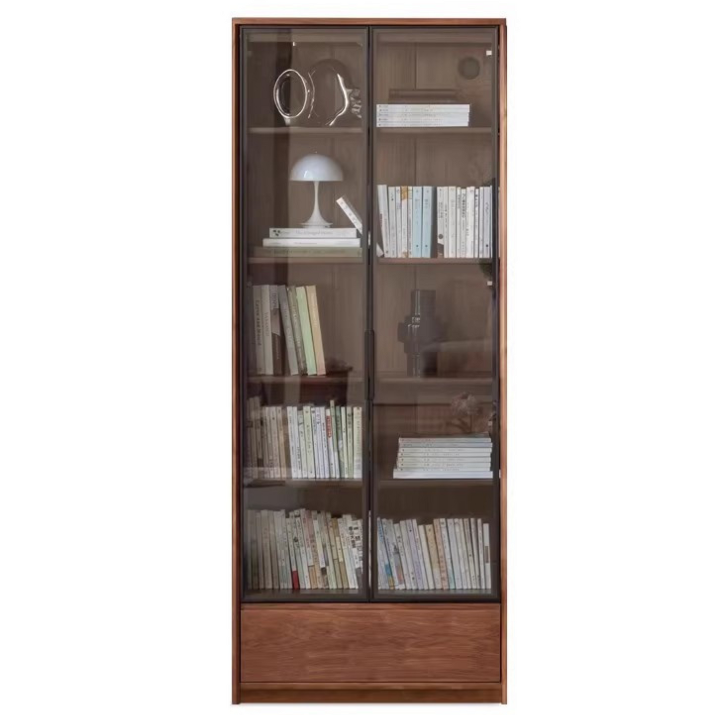 Black Walnut Solid Wood Bookshelf -USA