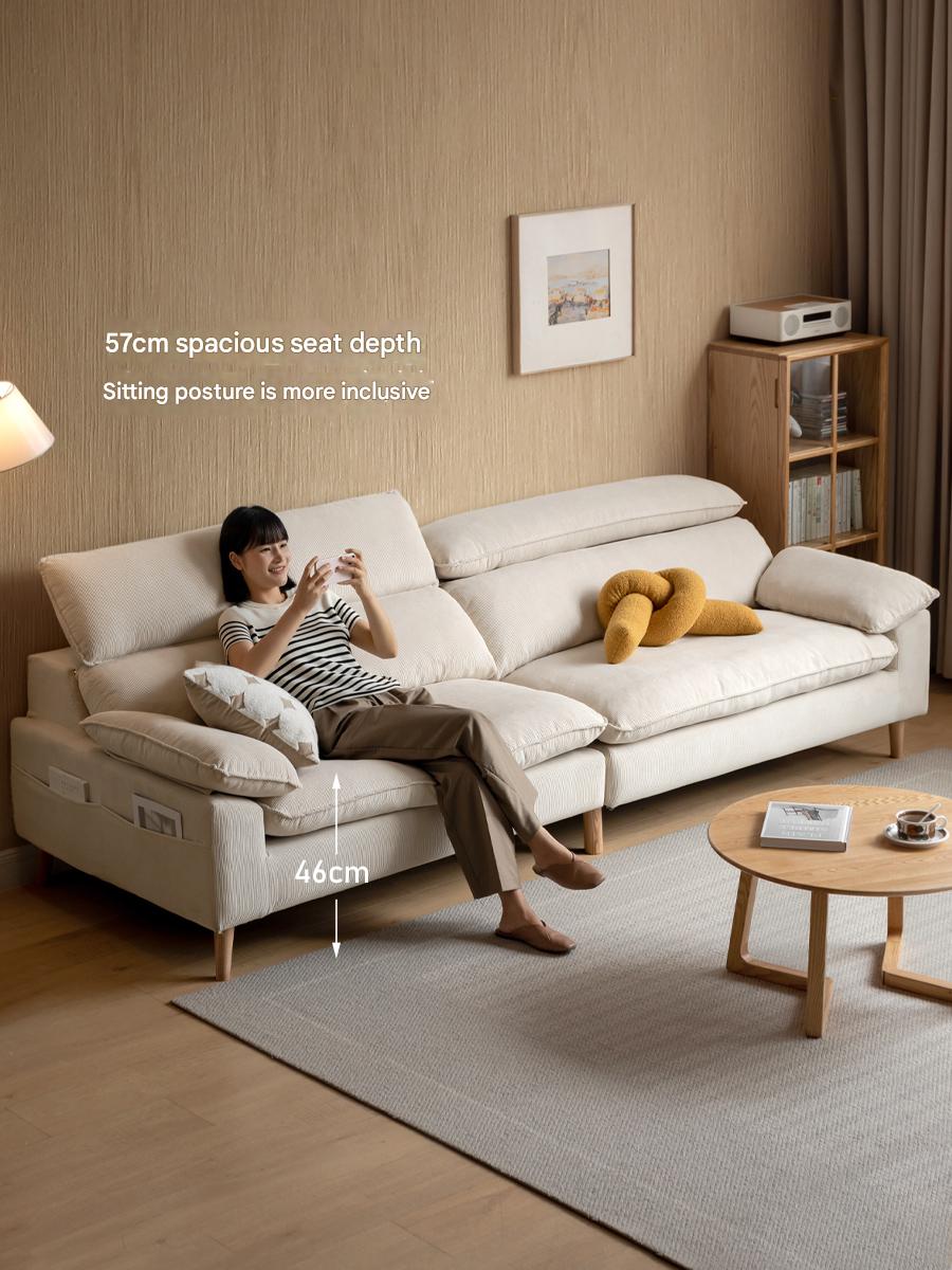 Ash Fabric Sofa Living Room.