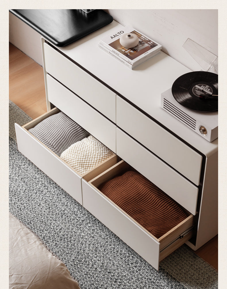 Rubber Solid Wood Rotating Modern Dressing Table.