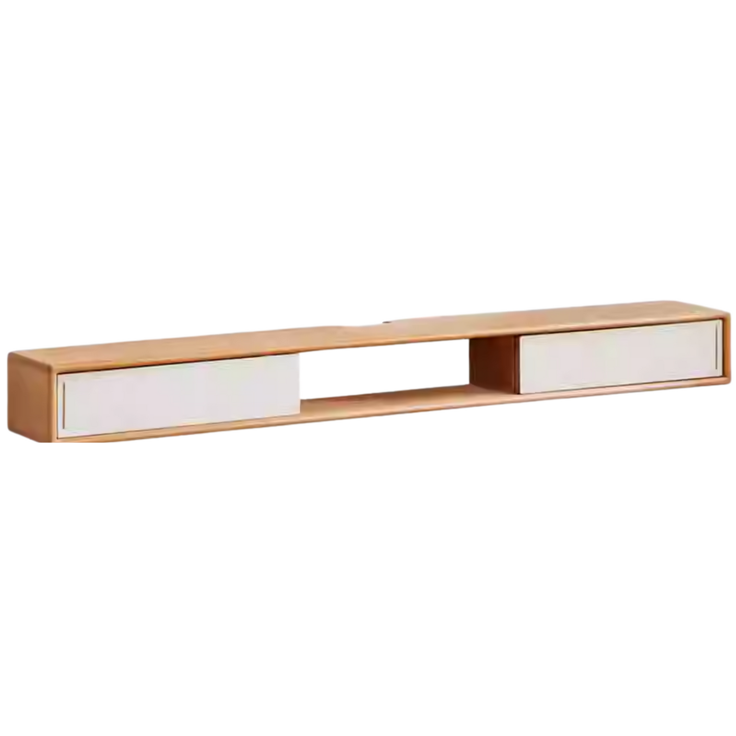 European Beech Solid Wood Modern TV Cabinet.