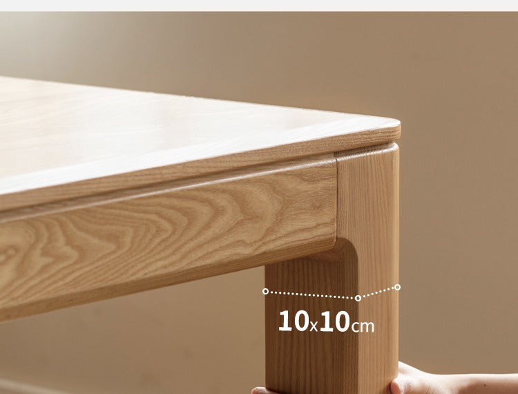 Ash, Oak Solid Wood Long Dining Table