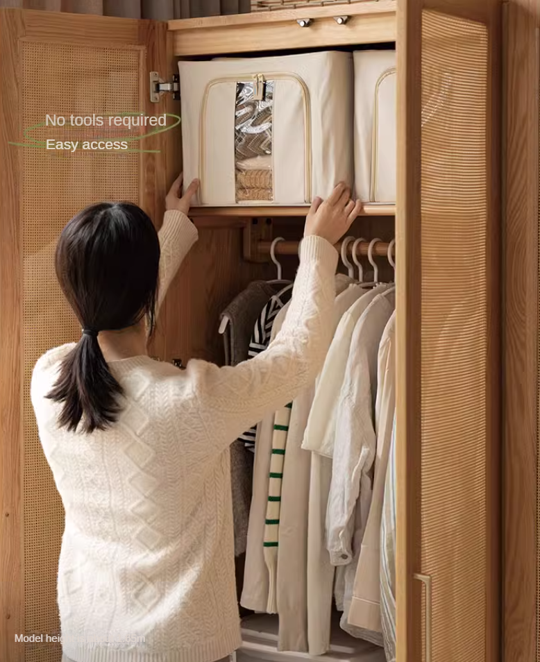 Oak Solid Wood Free Combination Wardrobe
