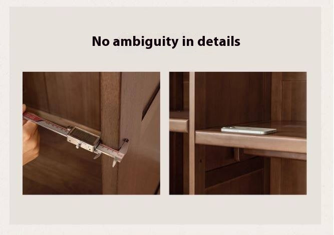 Golden Sandalwood Solid Wood Wardrobe.