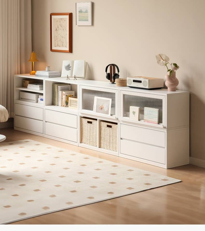 Tulip Tree Solid Wood Combination TV Cabinet