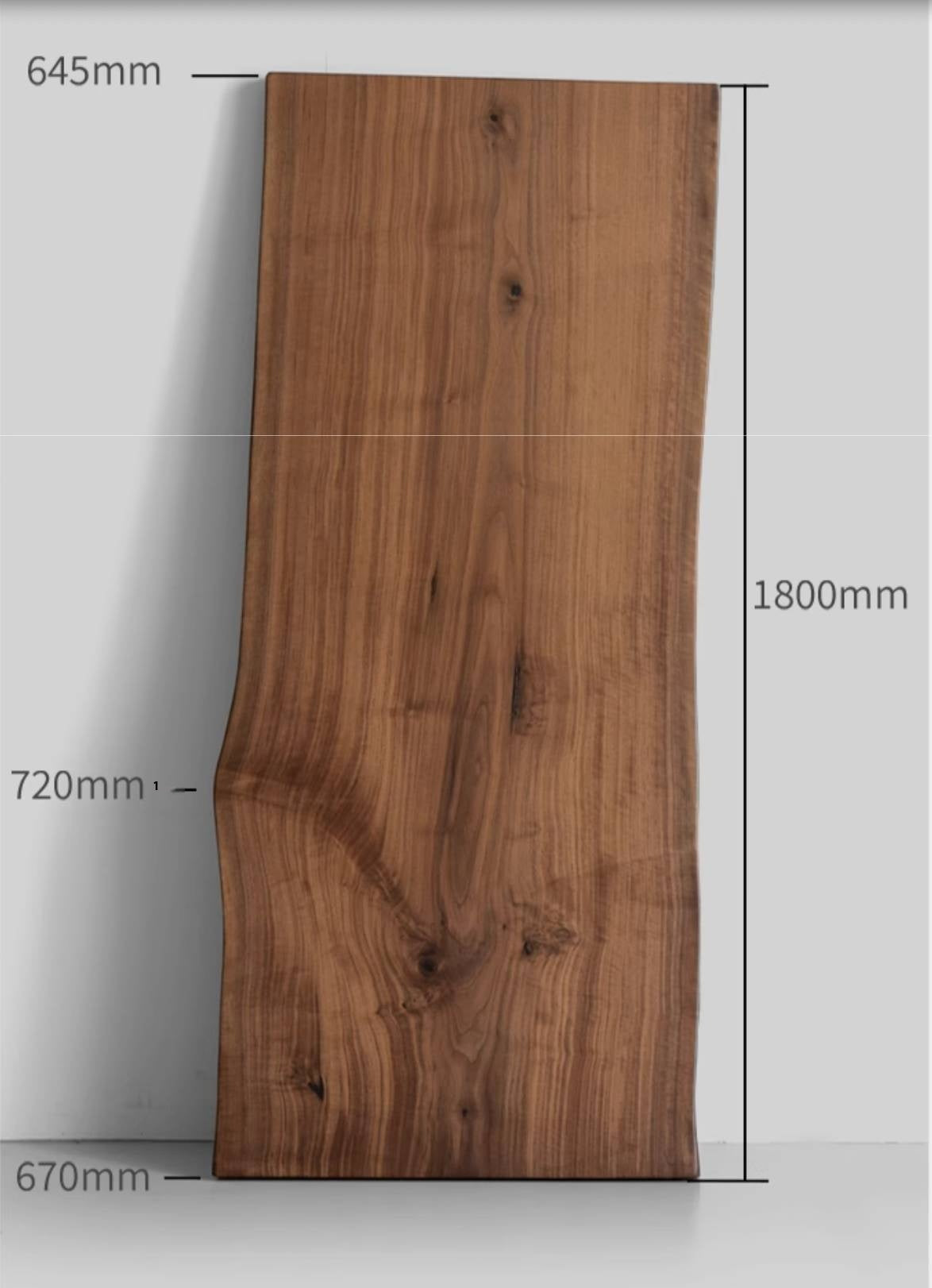 Black Walnut Solid Wood Wabi Sabi Style Coffee Table